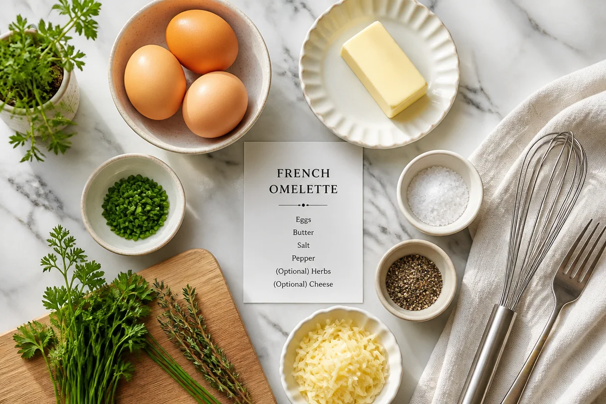 Delicious Easy French Omelette Recipe Ready in Just 5 Minutes
