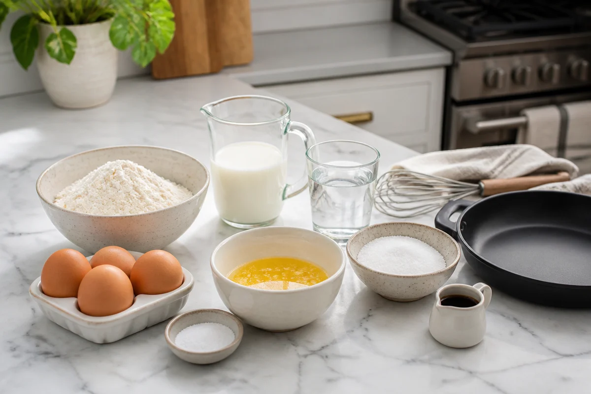 Quick French Crepes Recipe Sweet and Savory