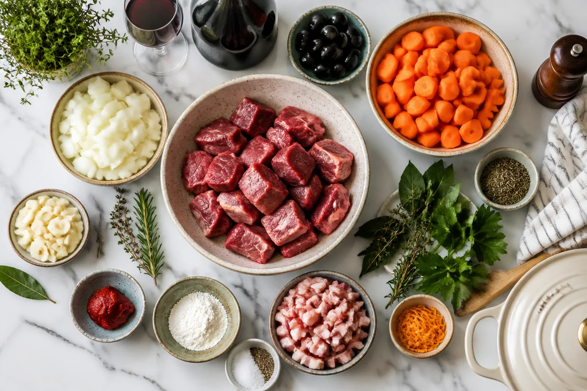 Traditional French Daube Provençale Recipe (Beef Stew)