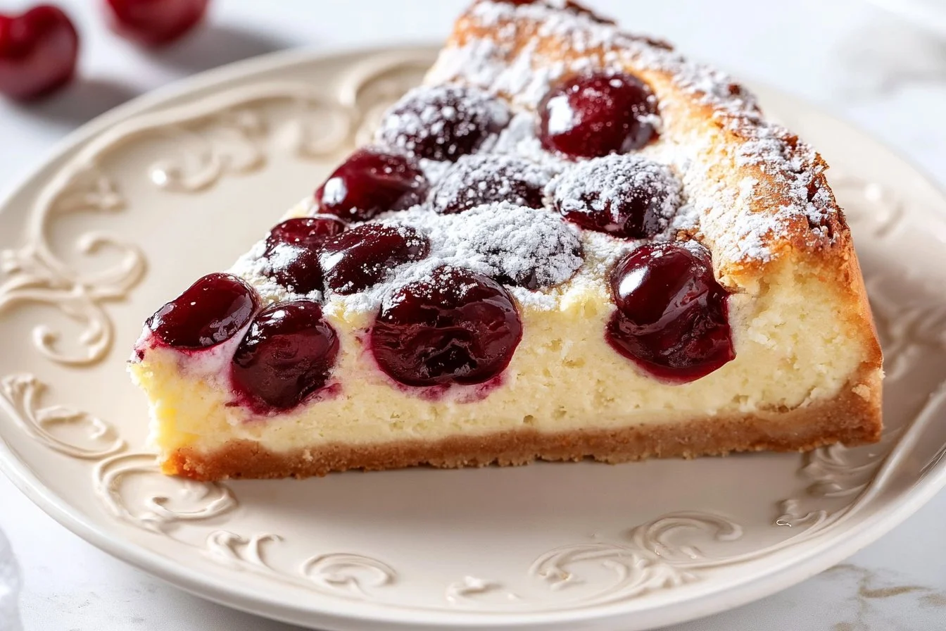 Creamy Cherry Clafoutis Bake