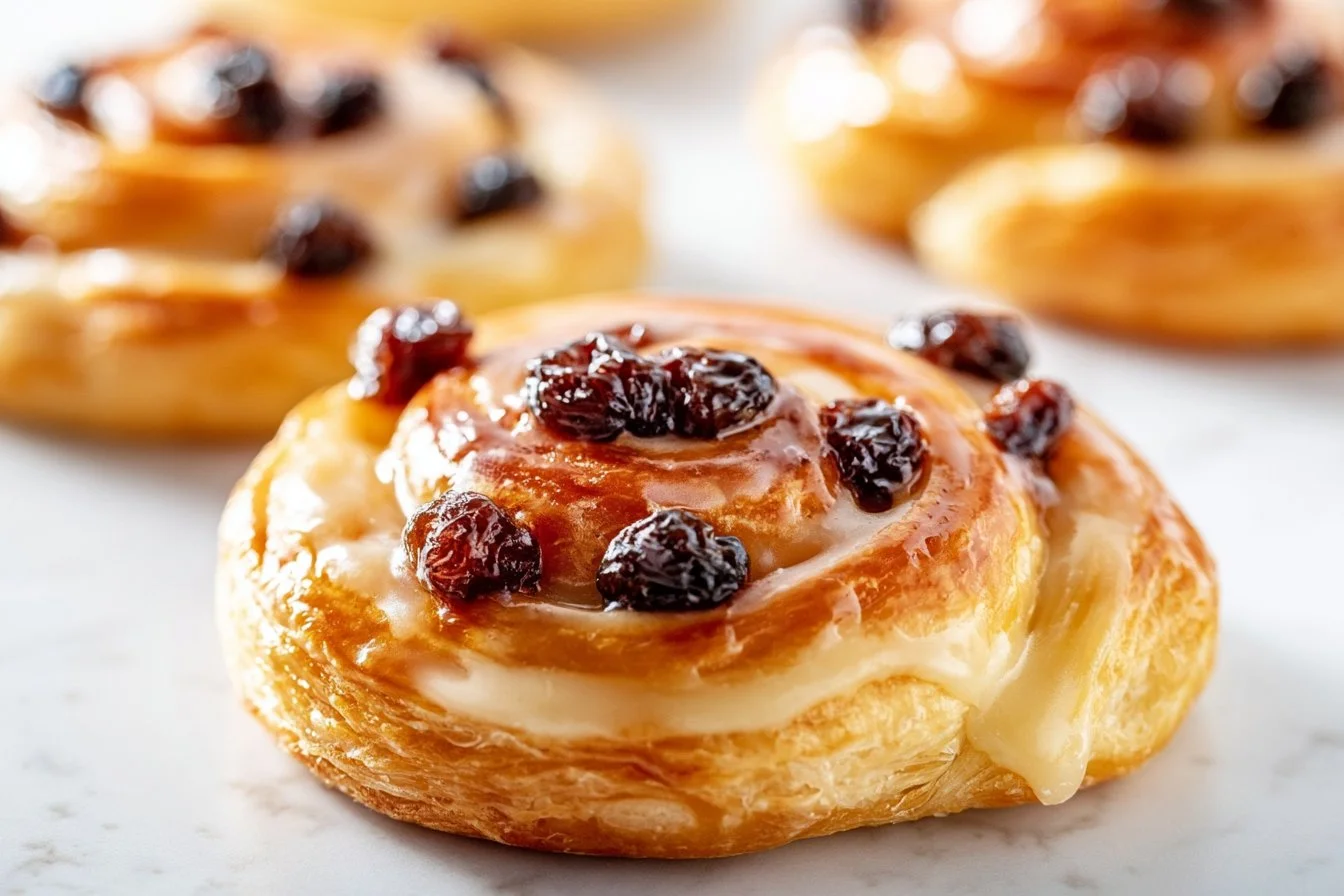 Creamy Raisin Swirl Pastry