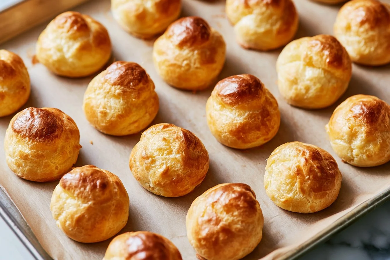 Crispy Gougères With French Cheese
