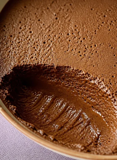 Delicious Easy French Chocolate Mousse served in elegant dessert cups