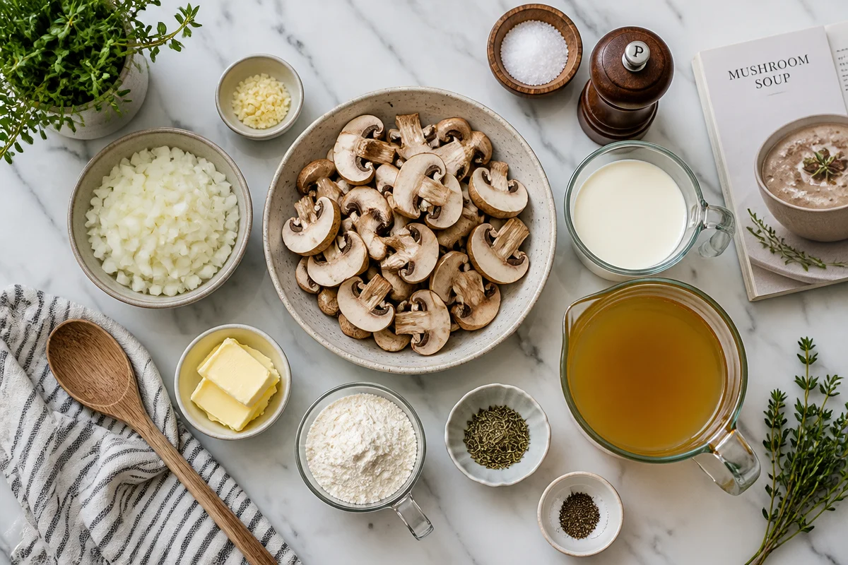 Easy French Velouté de Champignons Recipe (Mushroom Soup)