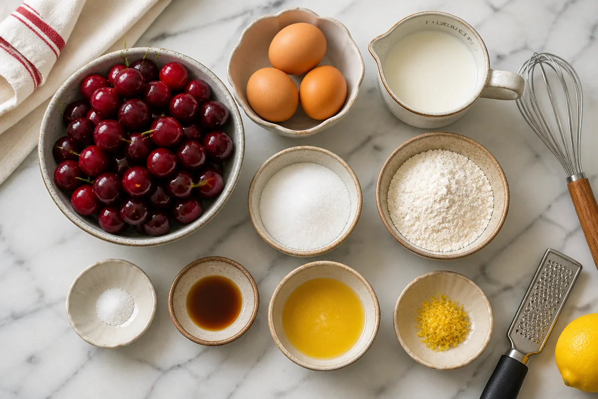 Deliciously Simple French Clafoutis Recipe with Fresh Cherries