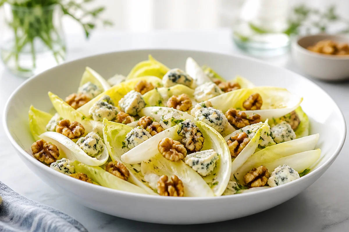 Delightfully Quick French Endive Salad Recipe with Walnuts
