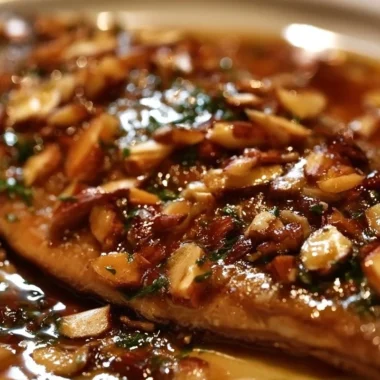Golden Almond Trout served gourmet style with vibrant vegetables