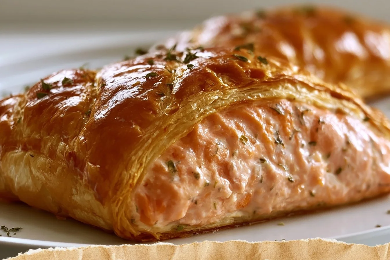 Golden Salmon in Puff Pastry