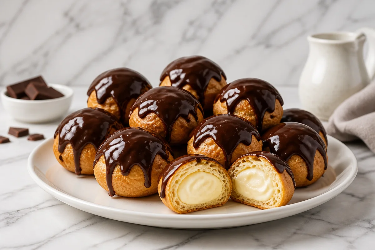 Indulge in This Deliciously Rich French Profiteroles Recipe
