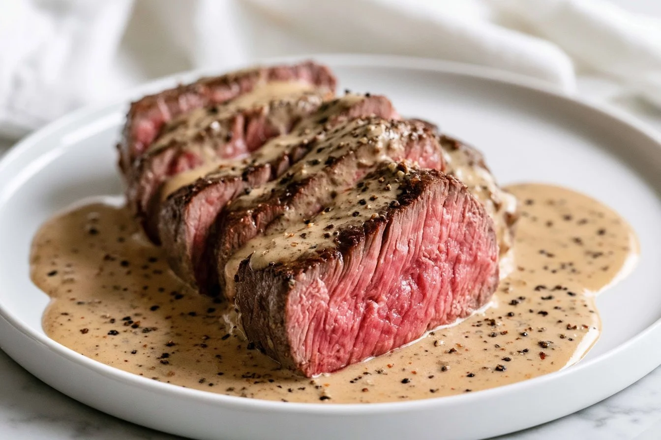 Pepper-Crusted Steak Au Poivre