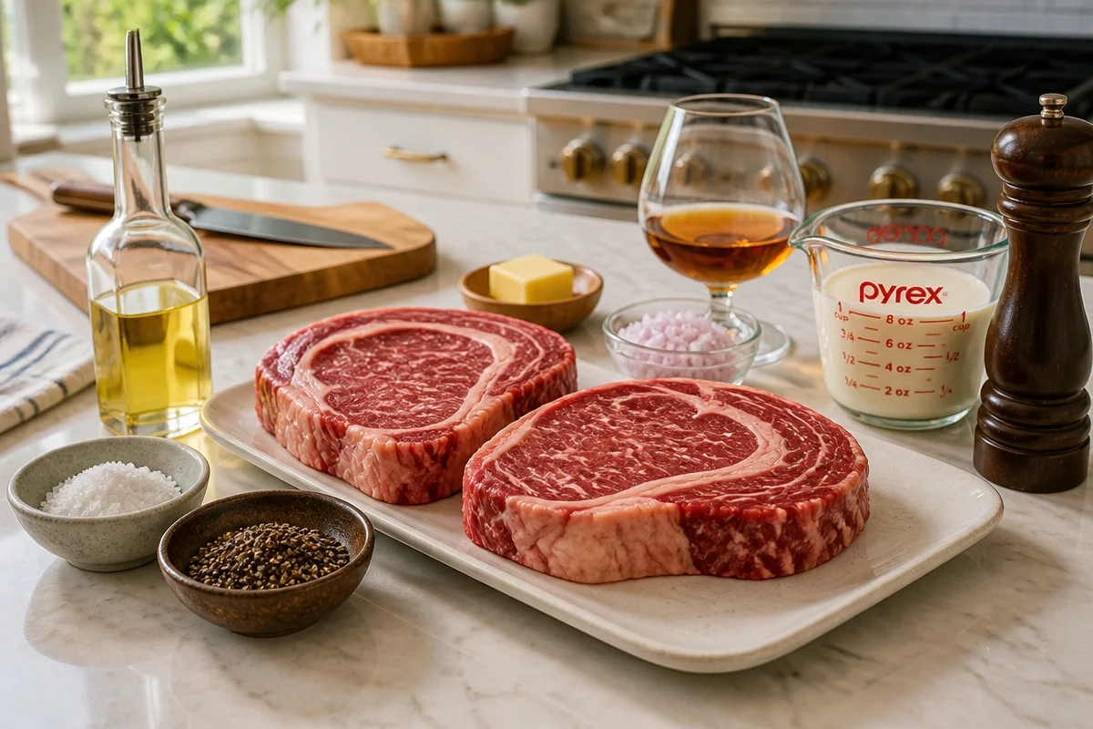Easy French Steak au Poivre Recipe with Cream Sauce