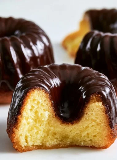 Traditional Canelé French caramelized custard cakes with a crispy shell and soft center