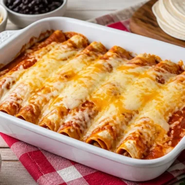 5 Ingredient Beef Enchiladas