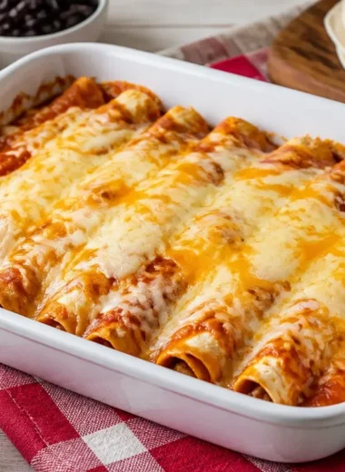 5 Ingredient Beef Enchiladas