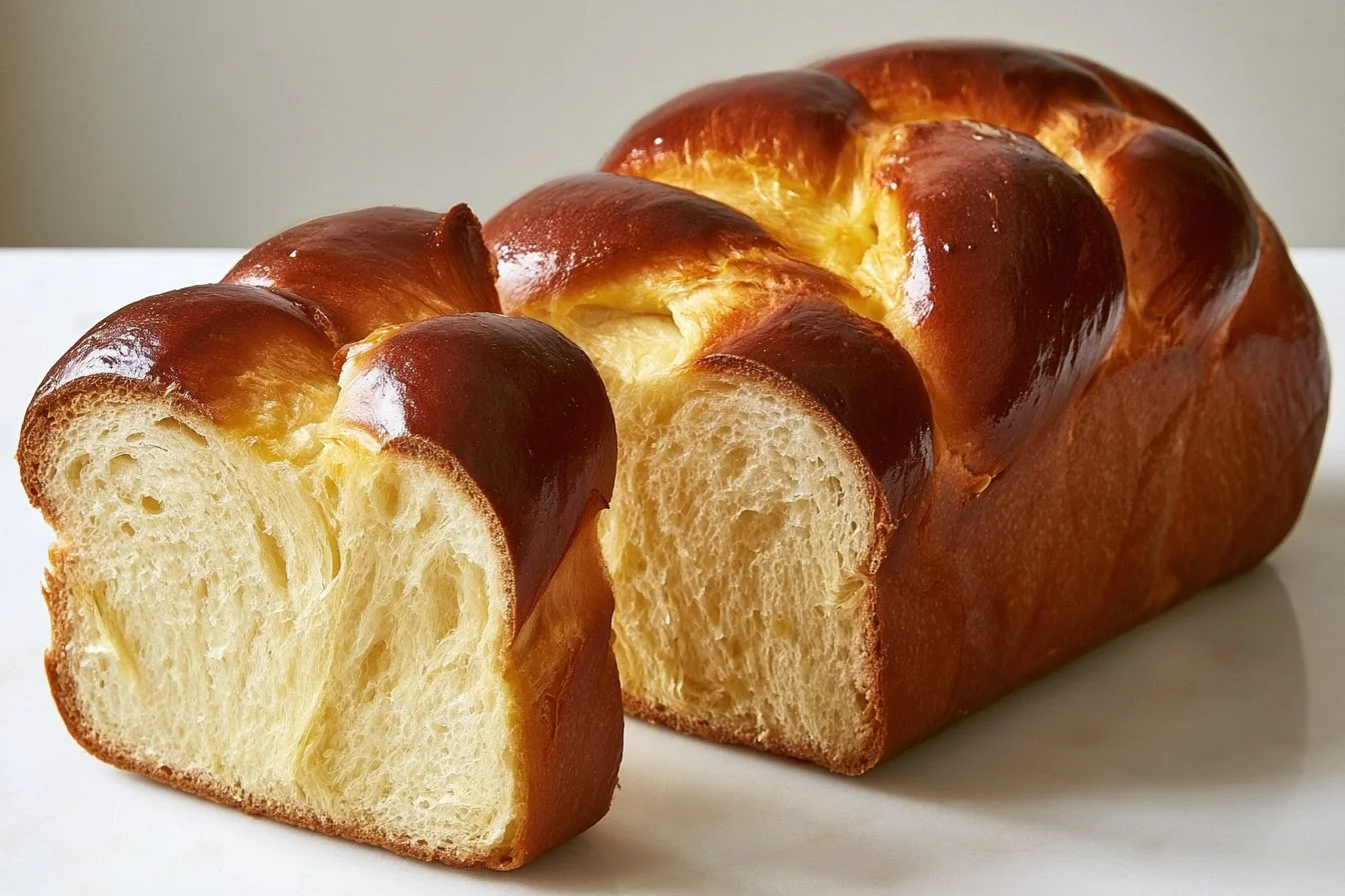 Classic French Brioche Bread with Orange Zest