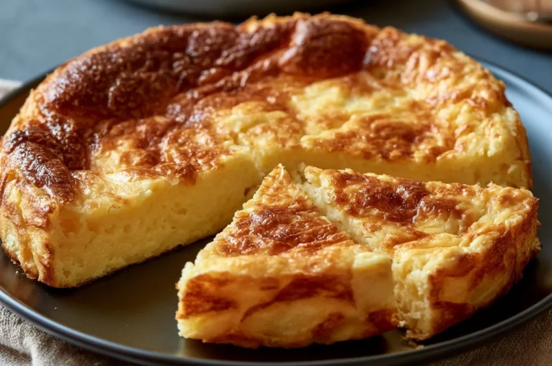 Delicious Galette Comtoise pastry displaying golden crust and creamy filling.