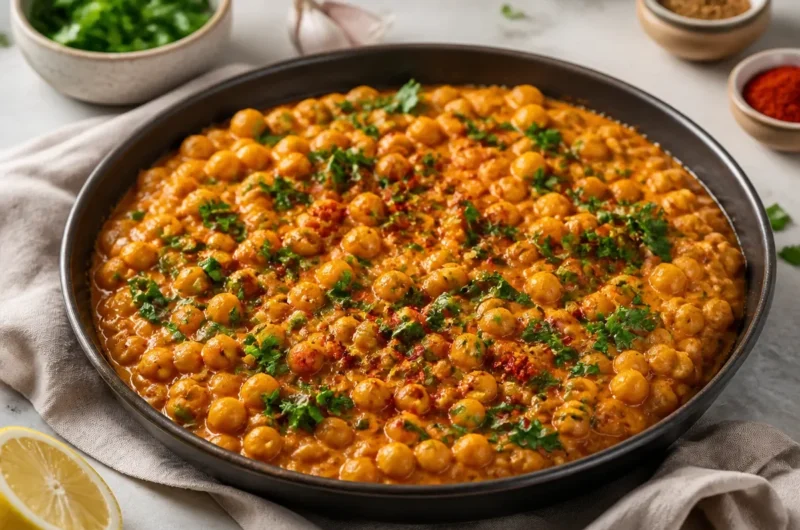 Delicious Marry Me Chickpeas recipe served in a bowl